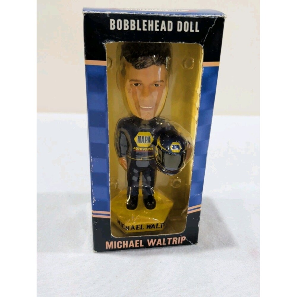Michael Waltrip Bobblehead NAPA Racing #15 NASCAR, Car Racing Winston Cup Series